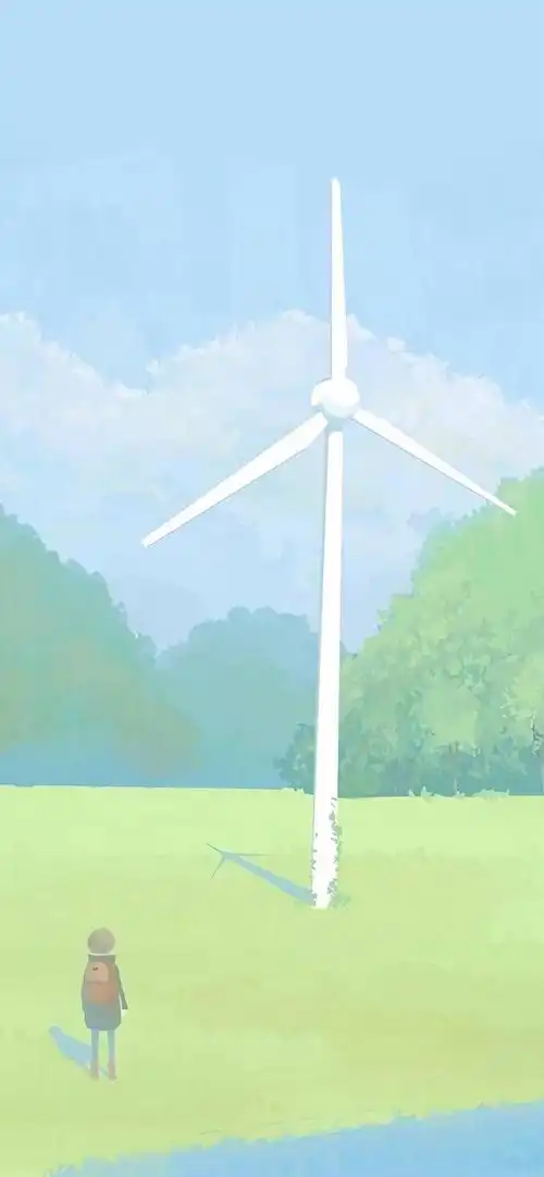 色调清新自然的竖屏手机壁纸