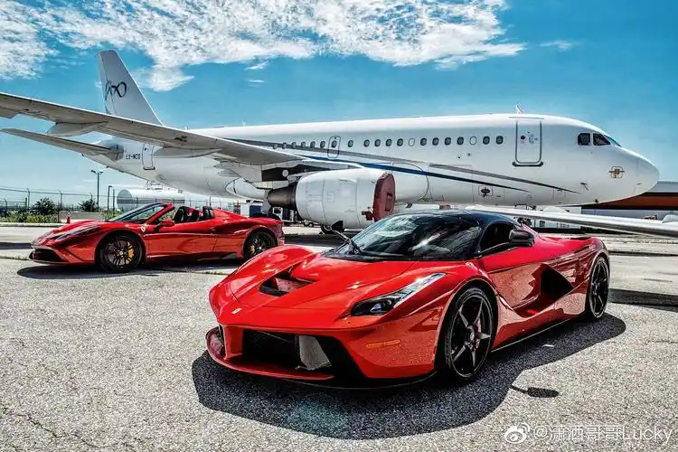 限量版法拉利旗舰与公务机的搭配这个搭配什么水平