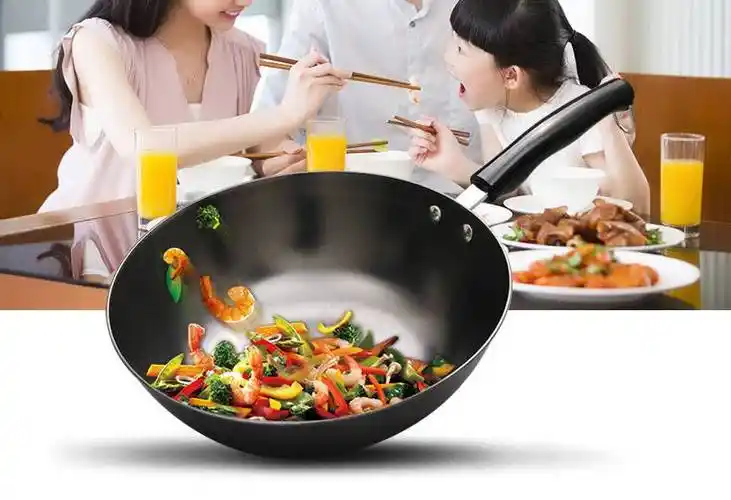 华邦铁锅华邦26cm28cm小炒锅铸铁锅炒菜锅迷你锅不易锈平底单人小号