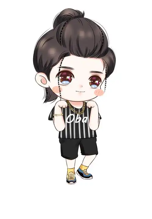 蔡徐坤手绘漫画人物