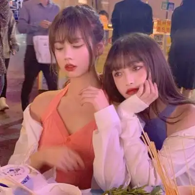 高清双人的流行闺蜜头像女霸气范图片