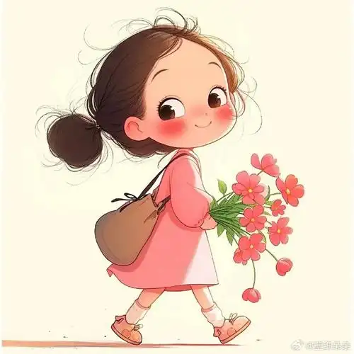 夏日花香鸟语萌宝可爱头像