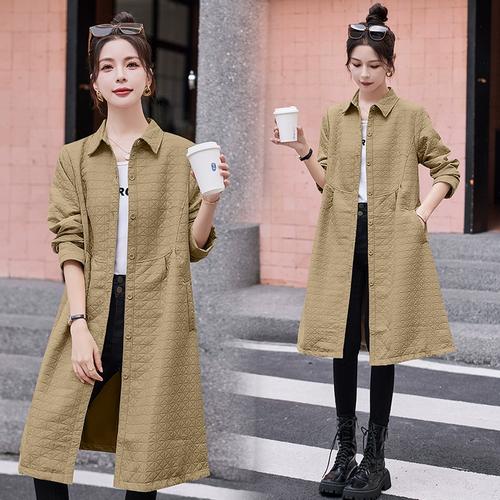 锦鳞香影声雨竹姚领女装官方旗舰店唯品会官网正品牌希色风衣外套