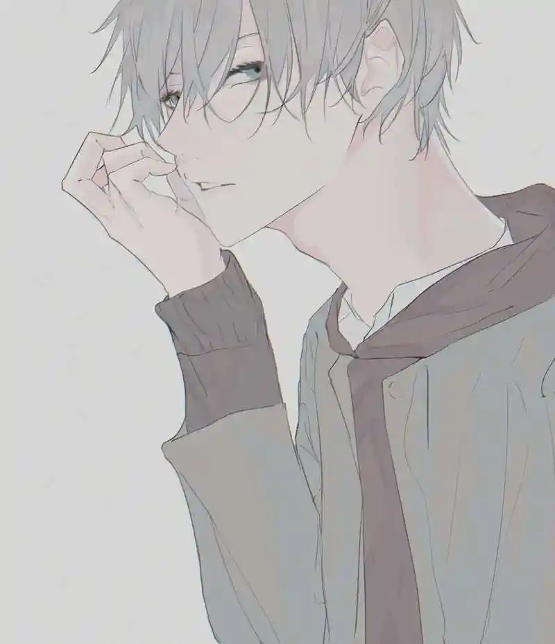 冷峻的面庞,桀骜不驯的眼神,一组冷色调的痞帅少年动漫头像