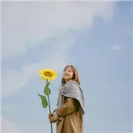 向日葵头像女生唯美好看的森系向日葵女生头像图片