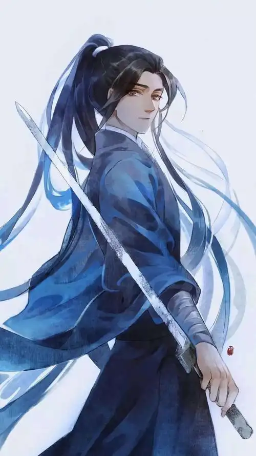 古风男生唯美一笑望穿一千年几回知君到人间