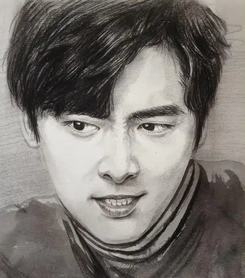 素描画像手绘人物人物画肖像画照片定制代画头像手绘真人漫画