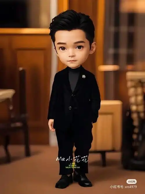 胡歌超话20240108胡歌|繁花阿宝『宝总』q版cr小红薯#胡歌 爆剧玄学