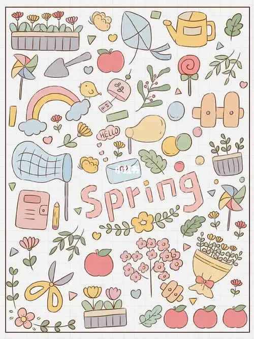 可爱的手帐怎么画 怎么画手账本上的可爱的图案