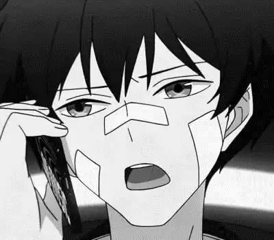 黑白动漫男生头像人渣不分男女废物不分年龄