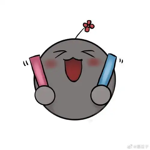 华晨宇超话et天团超话#火星村每日一涂#参考微博表情画了几个黑煤球