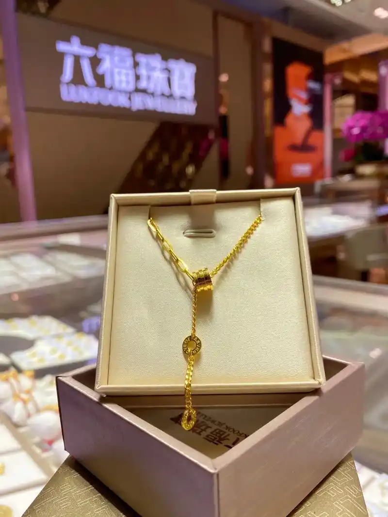 绝绝子的黄金小蛮腰项链