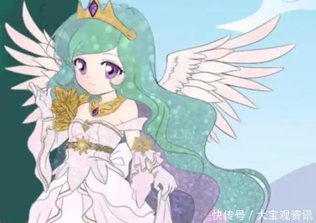 小马宝莉公主们的萌化拟人形象紫悦很甜美露娜有些腹黑