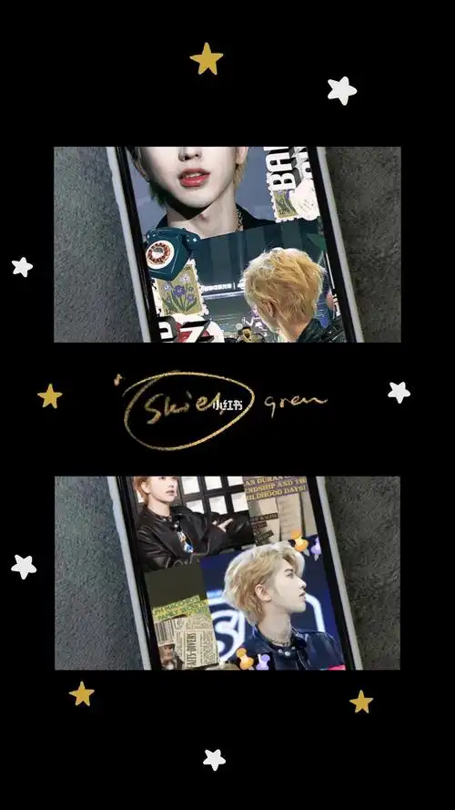 蔡徐坤拼贴壁纸