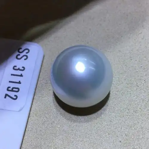 澳白维纳斯珍珠154mm正圆冷光高亮几乎无暇