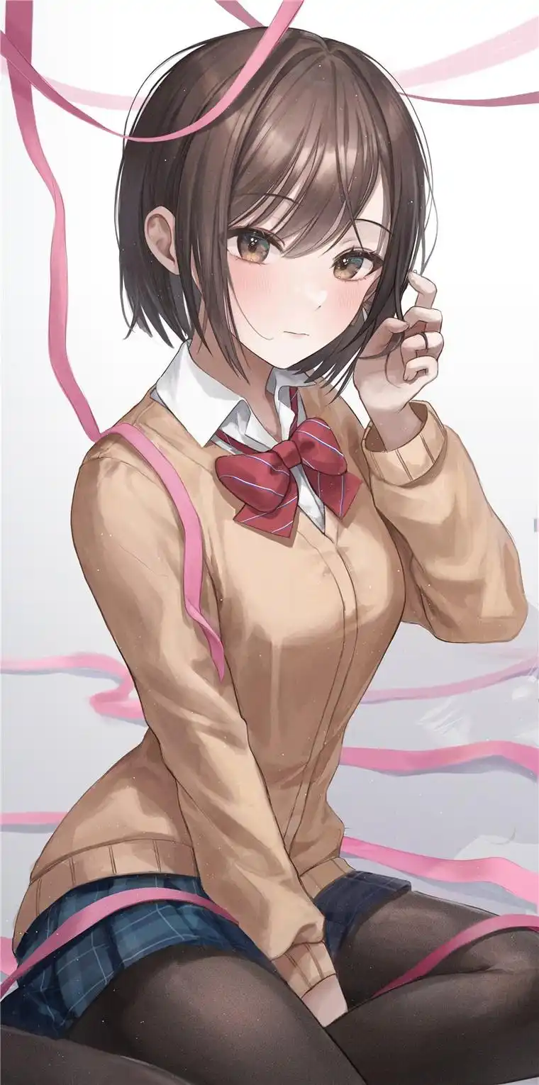 二次元短发女生头像分享 p站美图推荐