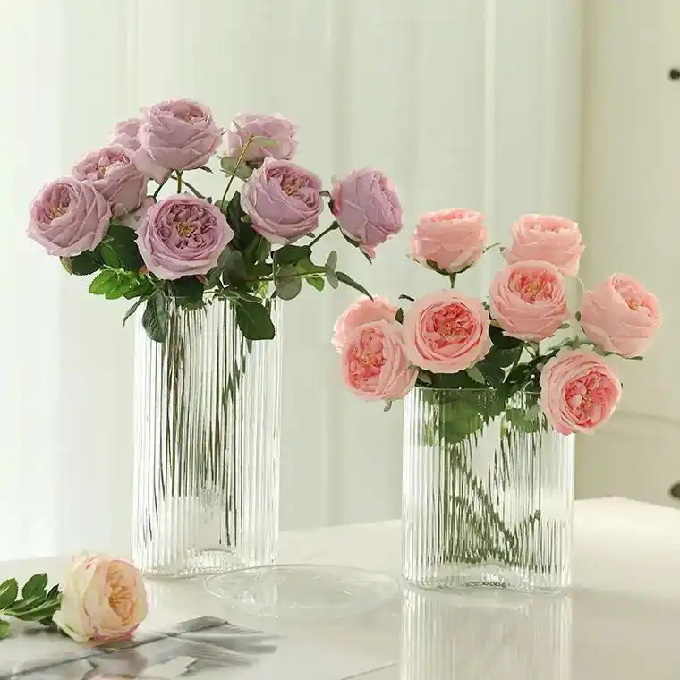 放在家里氛围感满满的花花 客厅必备摆件#仿真花 #居家插花 - 抖音