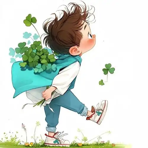 春天花香幸运萌宝头像