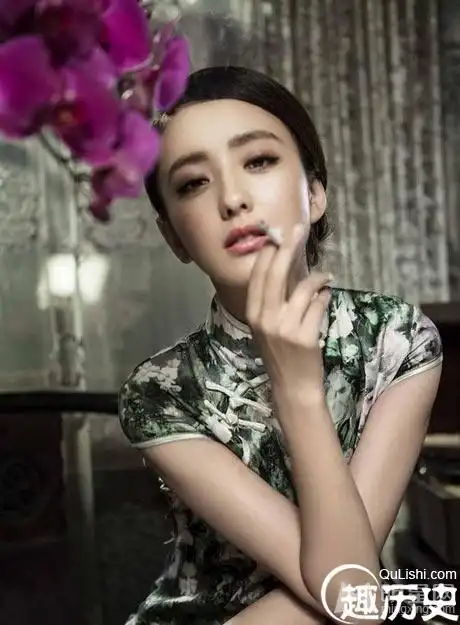 佟丽娅民国风情写真 旗袍造型妩媚动人(2)