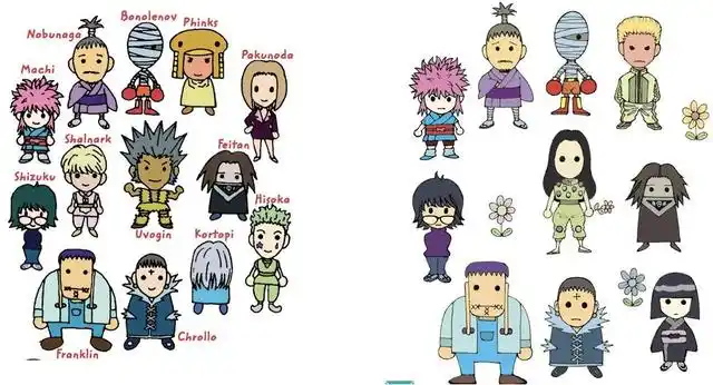 幻影旅团是《全职猎人》漫画里的一个盗贼团体,成员包括团长库洛洛