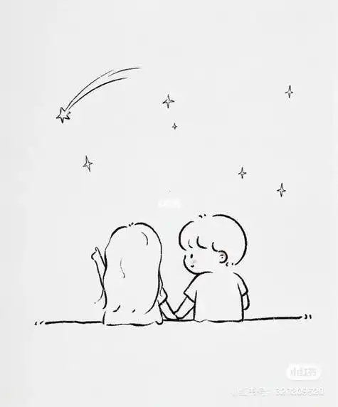 画给男朋友的简笔画