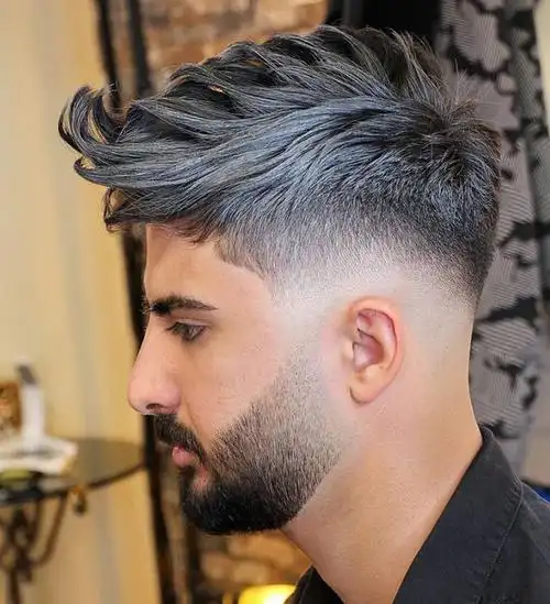 三,欧美飞机头发型,打造时髦的绅士范