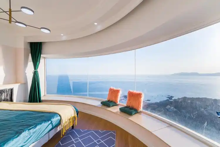 躺在床上看大海,这才是青岛民宿的标配_海景