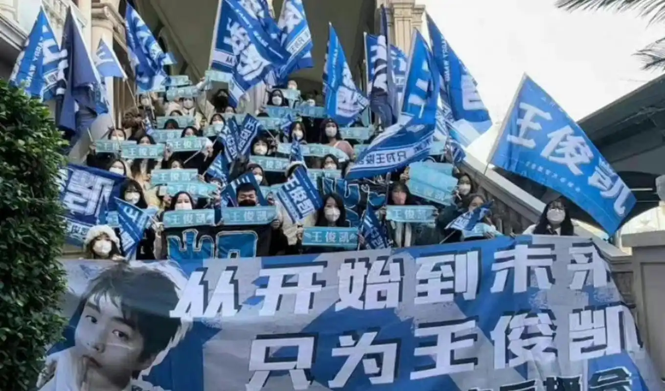 tfboys王俊凯 王源 跨年演唱会的粉丝应援,帝国人气真的牛