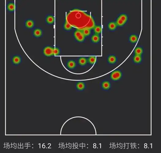 王哲林投篮点