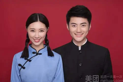 美团【皇家经典婚纱摄影】结婚登记照 商务形象照 肖像证件照