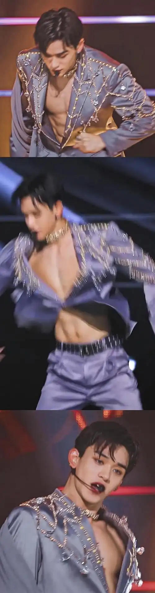 lucas黄旭熙这倒三角身材爱了爱了啊造型好评更新几张