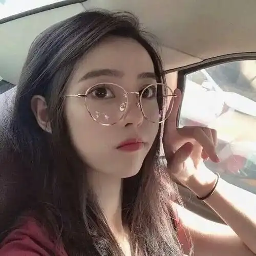 女生头像 眼镜系