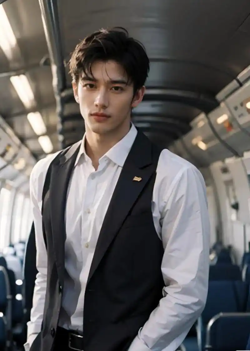 浓眉大眼鼻梁挺直,标准的中国式帅哥长相#颜值