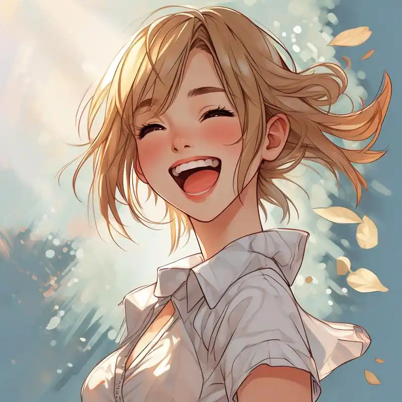 阳光女孩头像,开启你的好心情98