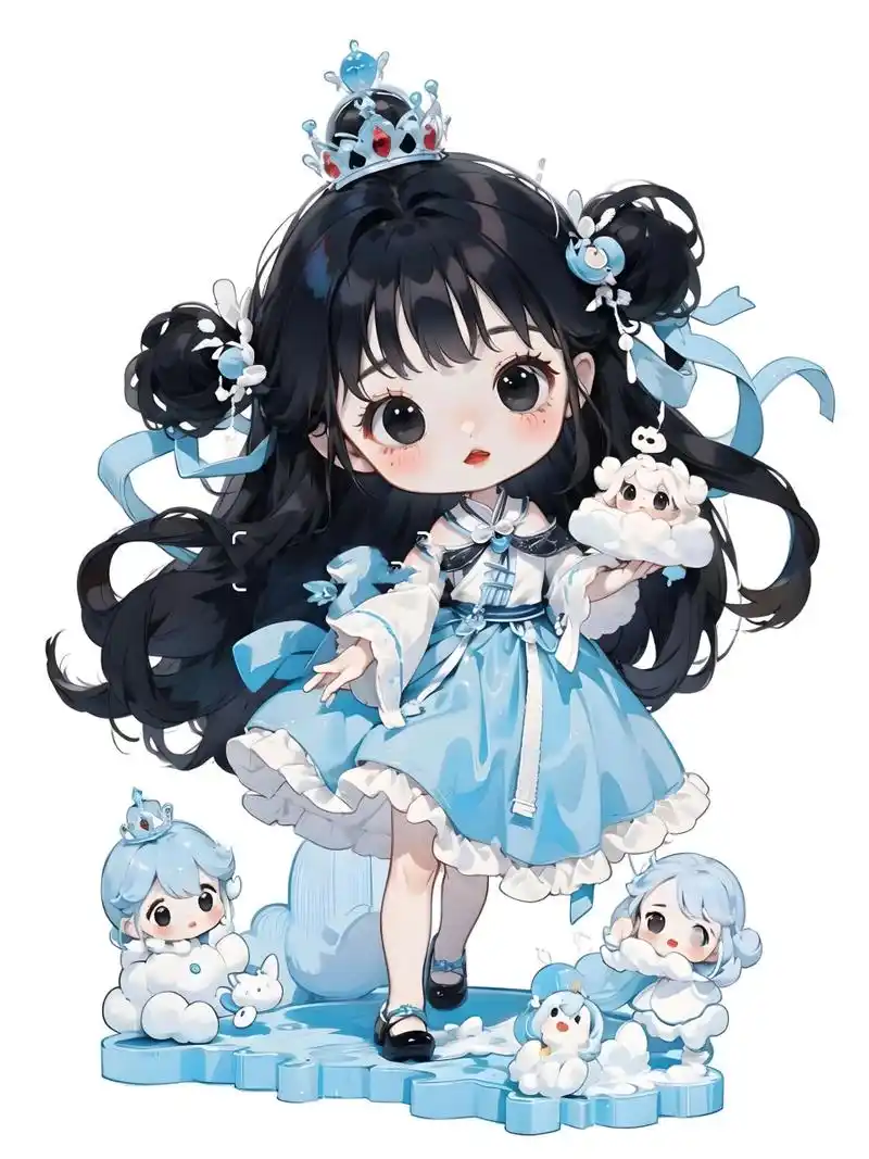 q版可爱卡通女孩 q版可爱卡通女孩