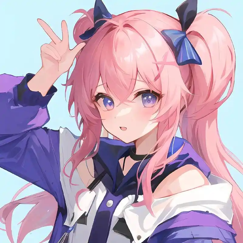 二次元少女头像