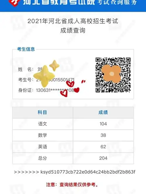 成人高考查成绩