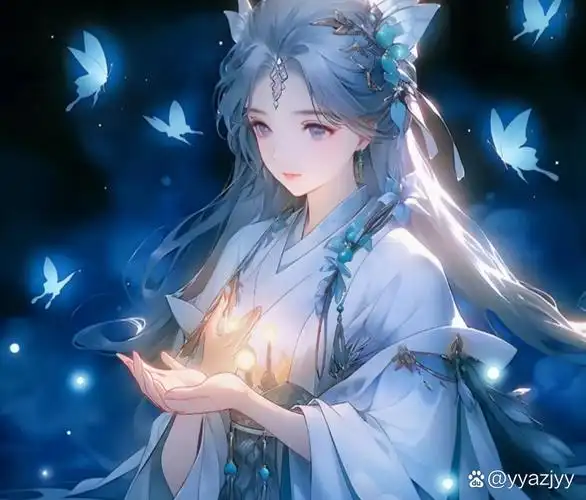 好看的头像: 好看的蓝色系古风女生头像,蓝色头像你喜欢吗?