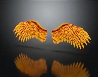 天使翅膀3d模型