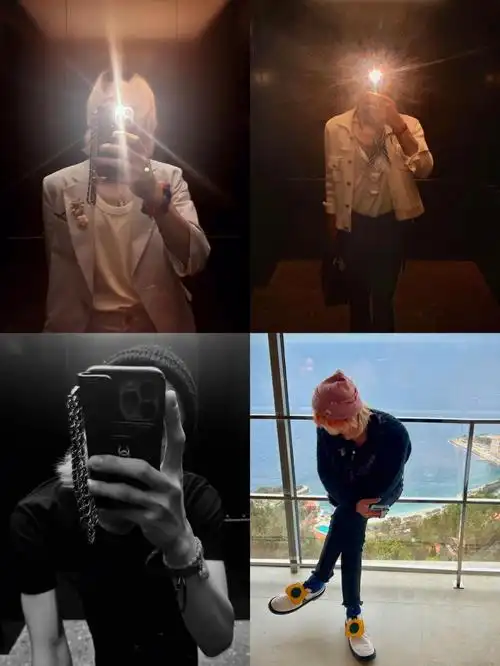 0530权志龙ins更新对镜自拍x3