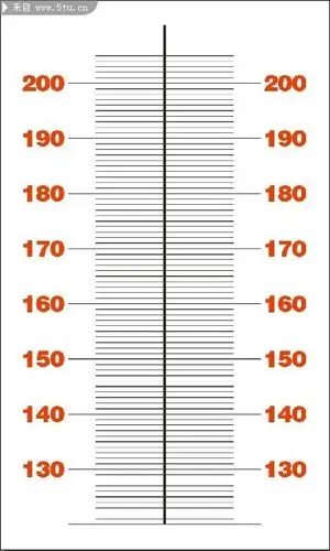 身高标尺图片