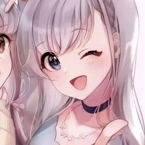 男女闺蜜头像卡通十人