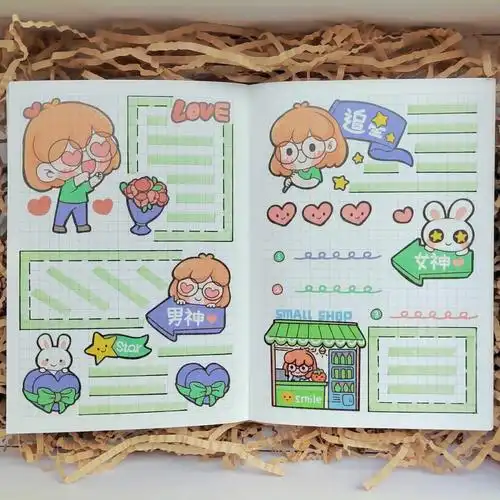 自制手账本,有兴趣的可以私聊我哦#手帐分享  #我