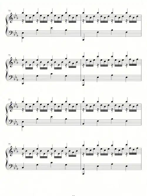 鬼怪staywithme钢琴谱2