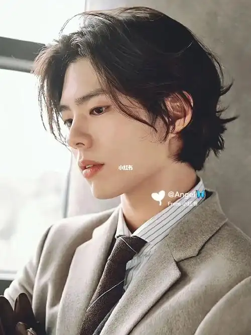 16厘米 烫发:法式纹理烫 适合发质:软#男生发型#今日发型#男士发型