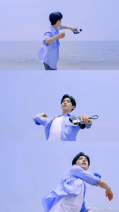 肖战海边大片花絮