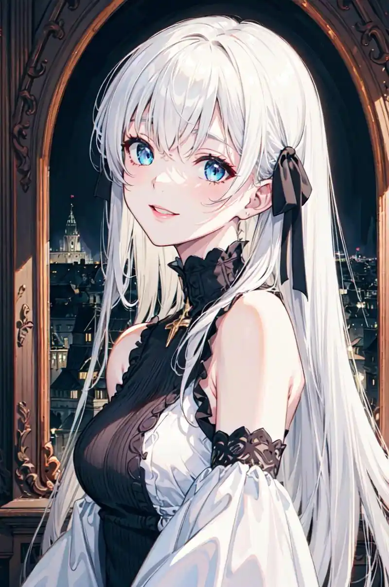 银发少女的幻想[期待]  #二次元美图