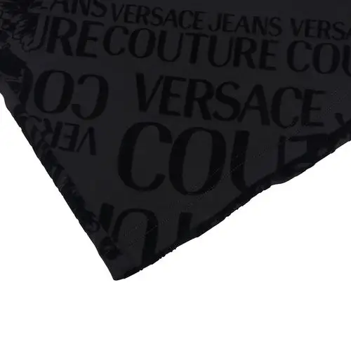 【官方】versace jeans couture 范思哲 19秋冬新款 男士黑色棉质植绒
