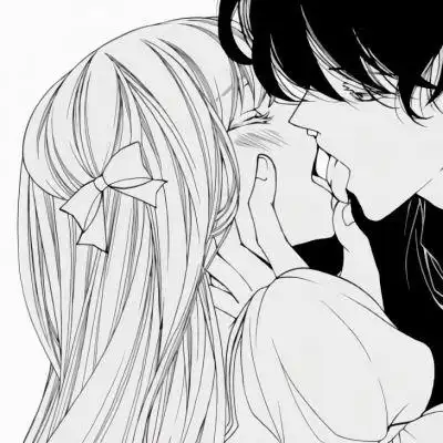 黑白情侣卡通头像祝你永远可爱善良和我一样