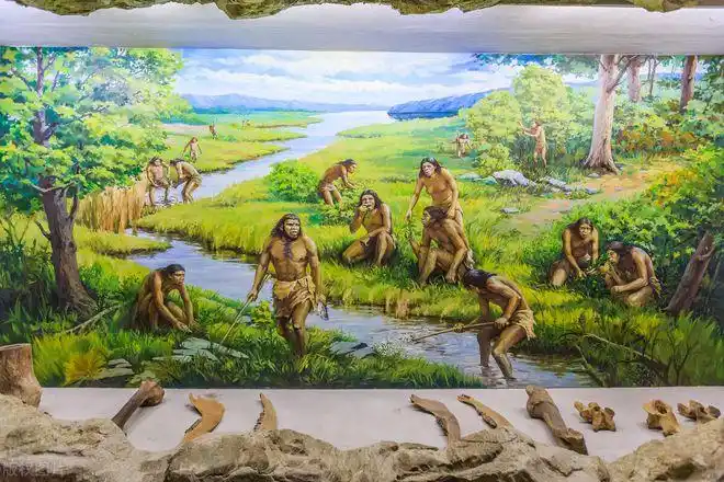 在原始社会,所有采集,狩猎所得都是部落共有,共同分配,当时人们的所有